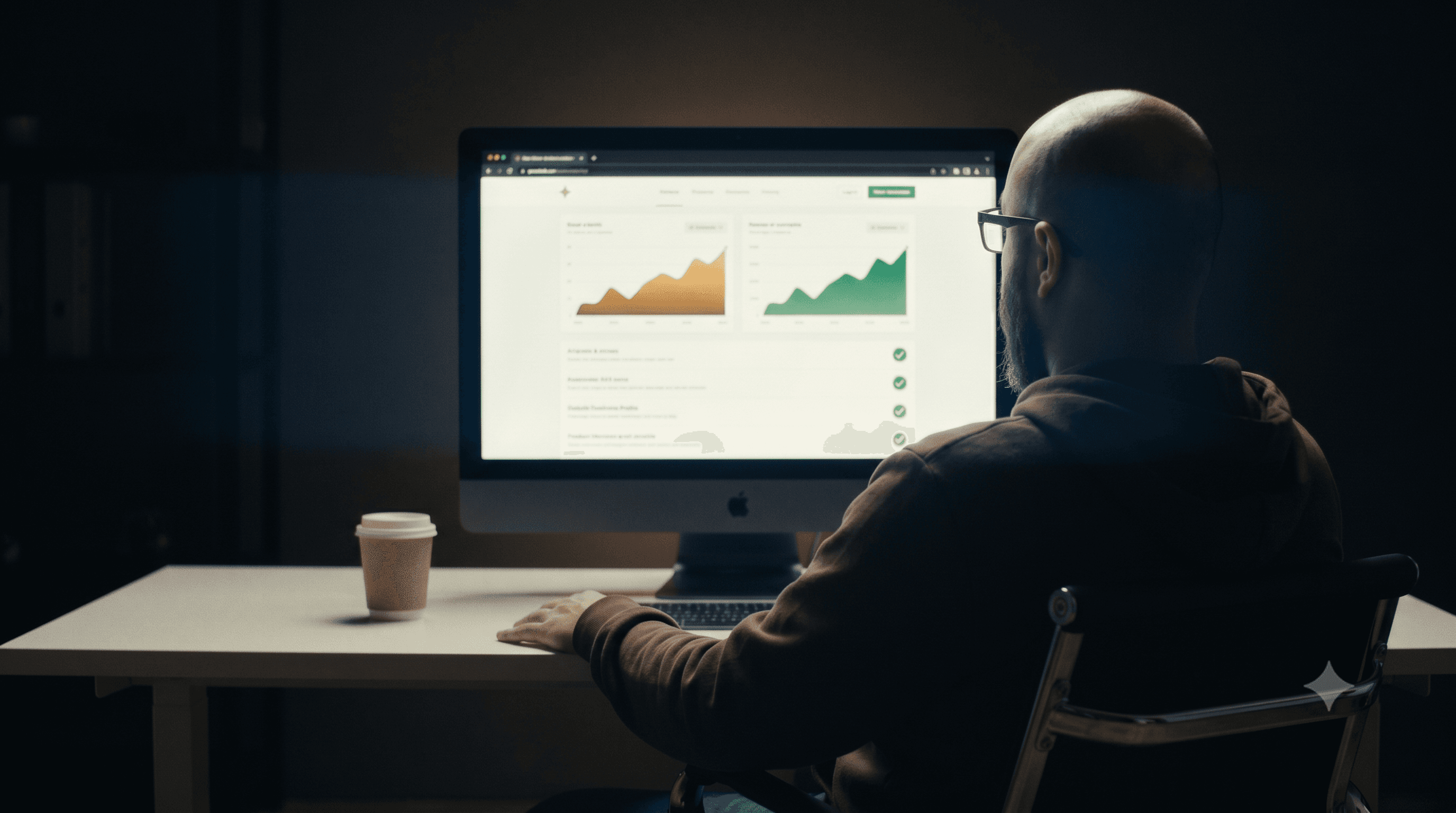 Jaime Núñez, CEO de Gerentia, trabajando en visibilidad IA para empresas